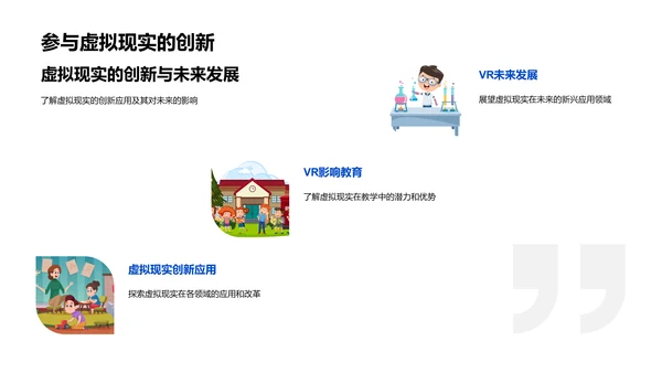 虚拟现实技术探讨PPT模板