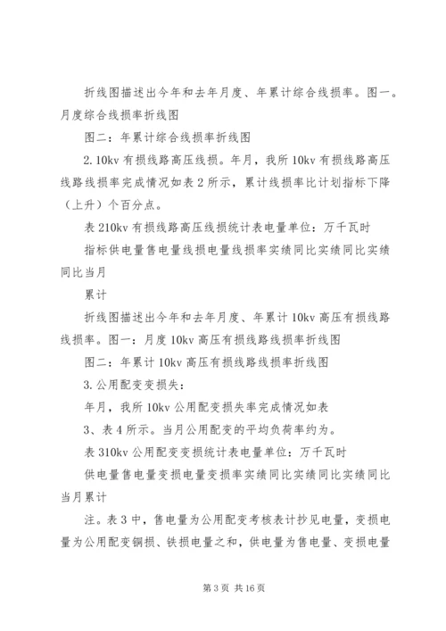 供电所线损分析会议记录.docx