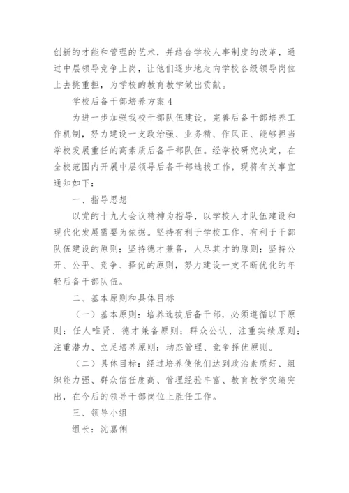 学校后备干部培养方案.docx
