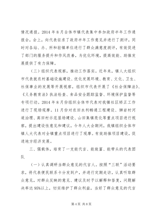 人大代表小组履职情况汇报.docx