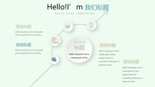 绿色小清新医务工作者工作汇报动态PPT