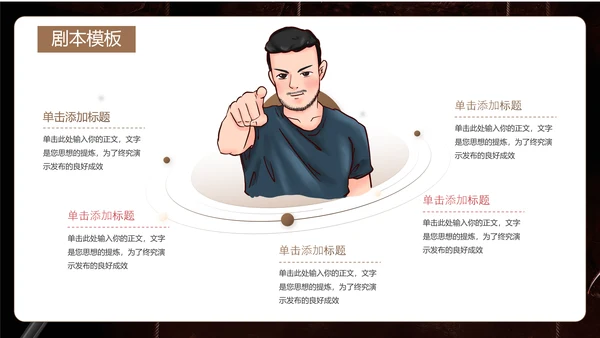 剧本杀游戏介绍PPT模板