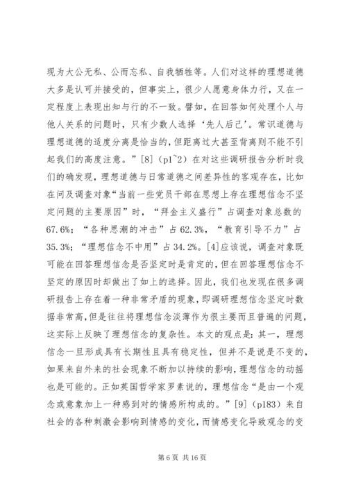 党员领导干部政治道德建设思考.docx