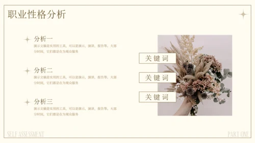 文艺气息风格个人职业规划通用PPT