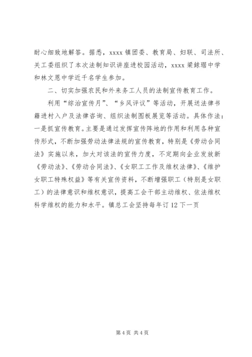 乡镇社会工作局法制建设年终工作总结.docx