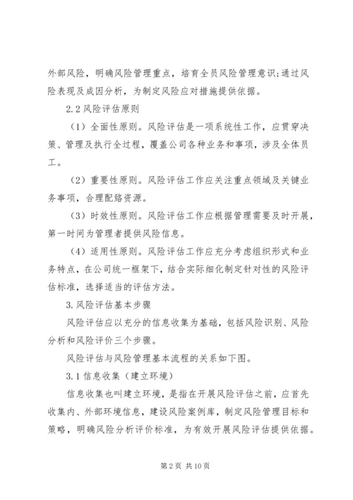 公司风险评估工作指引.docx