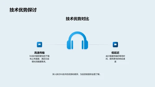 5G技术投资报告PPT模板