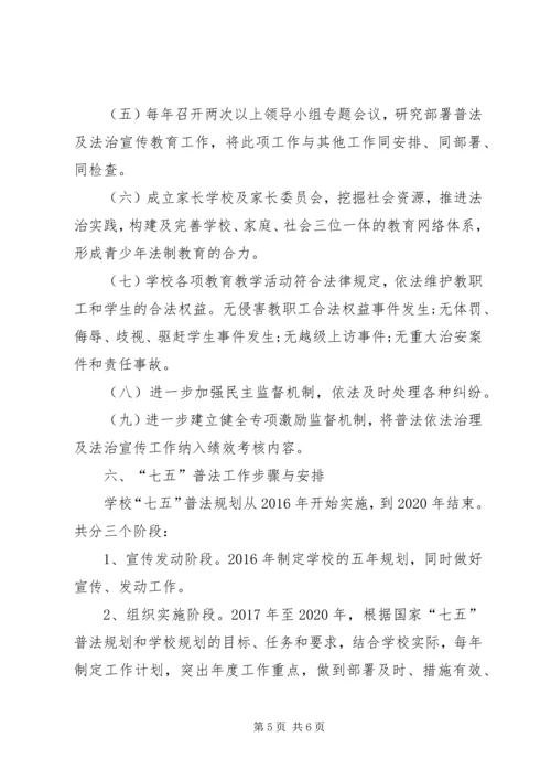 学校七五普法报告.docx