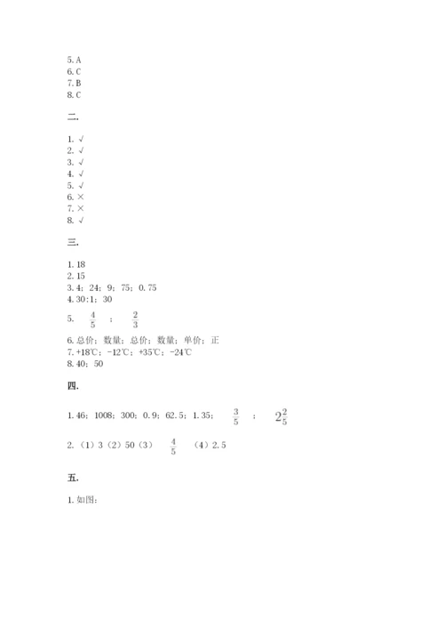 西师大版数学小升初模拟试卷含答案（能力提升）.docx