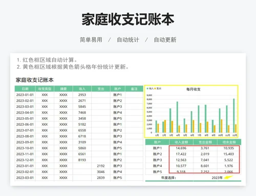 家庭收支记账本