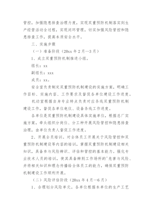 双重预防机制实施方案.docx