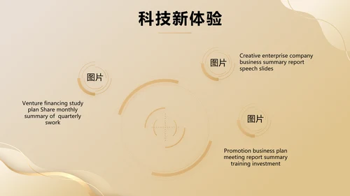 金色项目商业计划书PPT动态模板