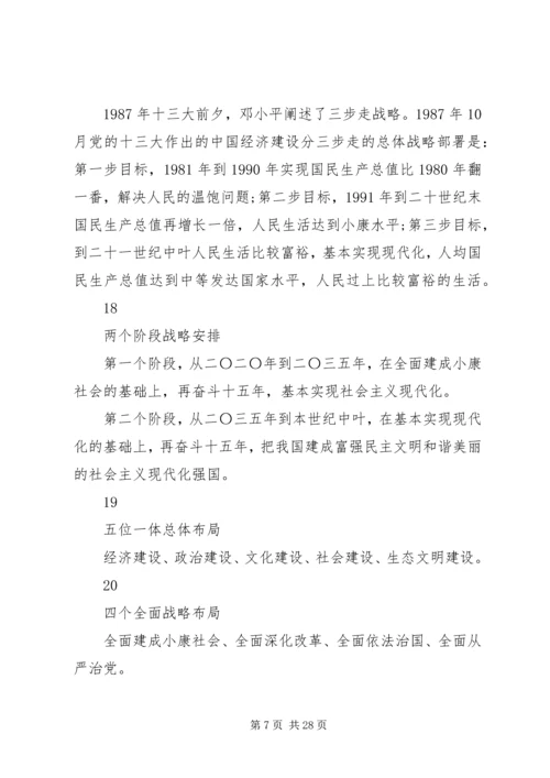 新时代党员干部应知应会大全.docx