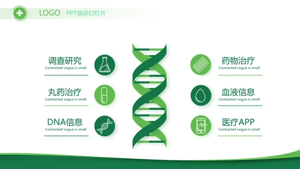 医疗医药代表工作总结动态PPT模板