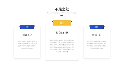 蓝色简约商务工作总结工作汇报述职报告ppt模板