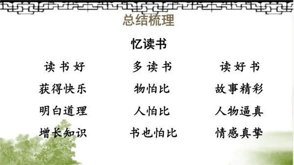 【同步课件】部编版语文五年级上册 25 忆读书 课件（2课时）