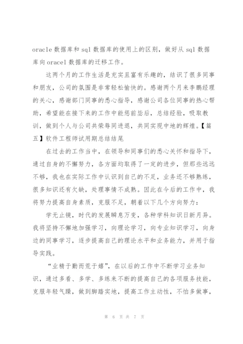 软件工程师试用期总结结尾.docx