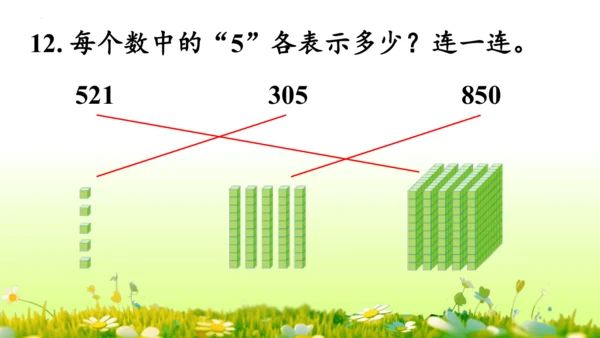 1.1000以内数的认识（课件）-二年级下册数学人教版(共4课时 109张PPT)