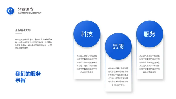 蓝色动态企业商业计划书通用PPT模板