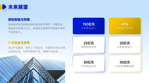 蓝黄双色简约风企业校招企业介绍PPT模板