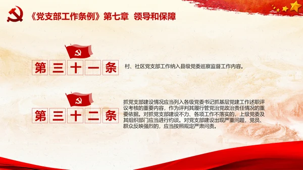 党支部工作条例学习解读党课PPT模板
