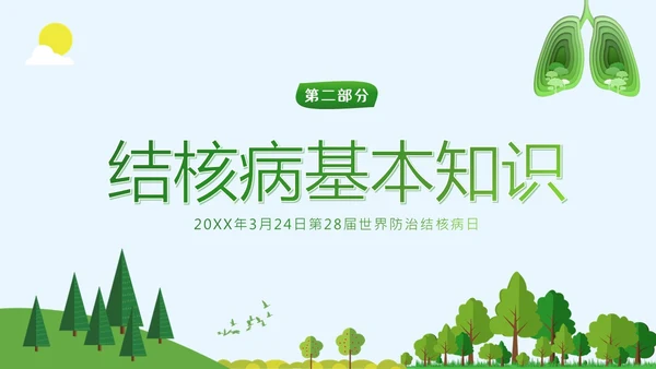 世界防治结核病日肺结核病防治知识讲座PPT课件