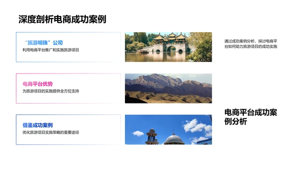 旅游项目电商化实施PPT模板