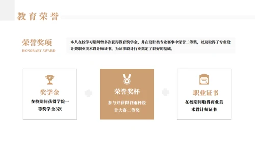 应届竞聘求职个人简历通用PPT母版