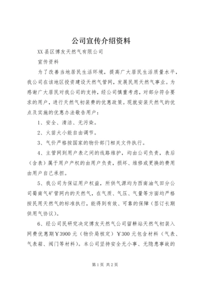 公司宣传介绍资料.docx