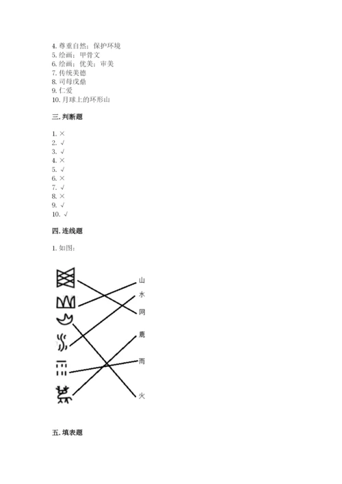 五年级上册道德与法治第四单元骄人祖先 灿烂文化测试卷（名师推荐）.docx