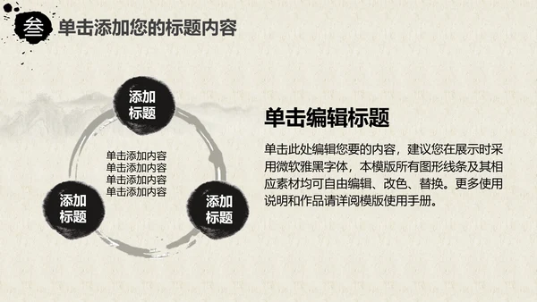 中国风茶道茶文化ppt模板