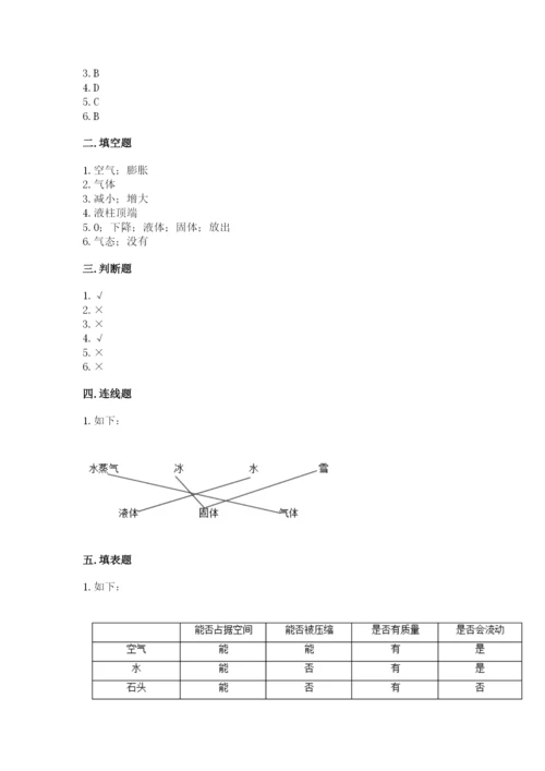 教科版小学三年级上册科学期末测试卷（考点精练）.docx