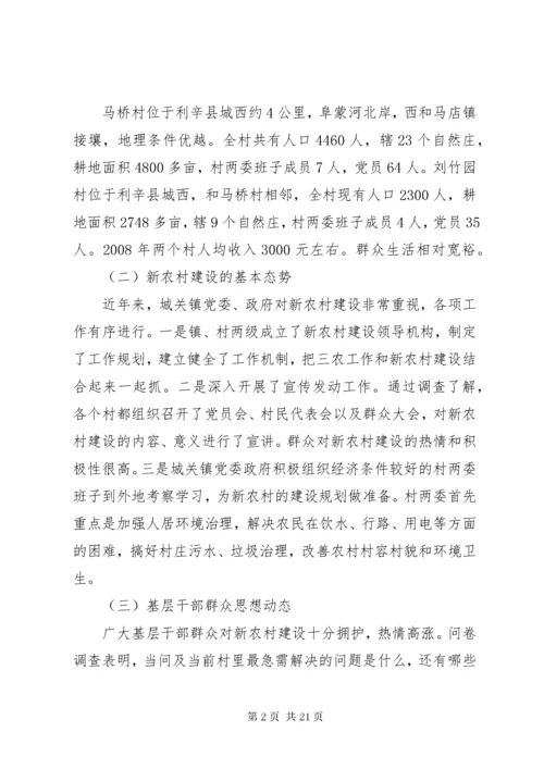 新农村调研报告范文.docx