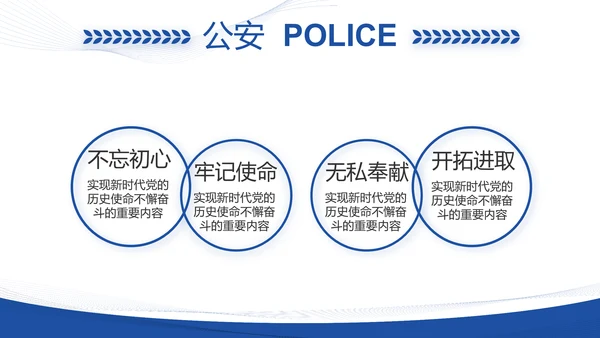 蓝色大气铁路警察工作总结汇报动态PPT模板