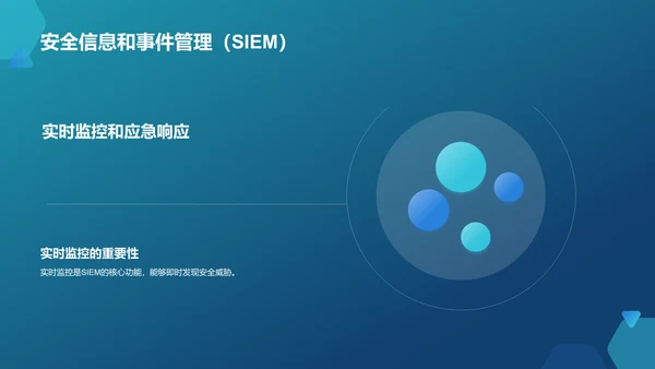 蓝色科技风网络安全PPT模板