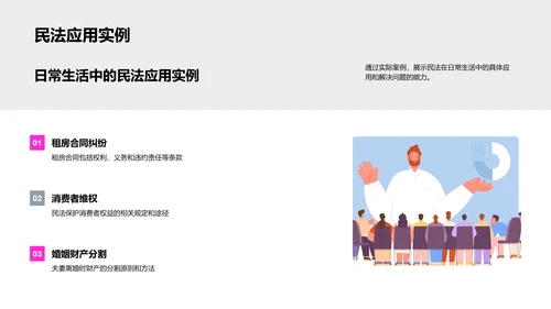 民法实用解析PPT模板