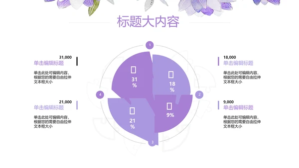 紫色水彩风三八妇女节班会动态ppt模板D源文件