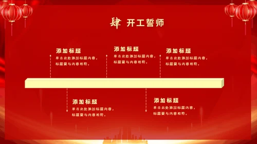 开工大吉新年新气象企业新年开工誓师大会通用PPT模板