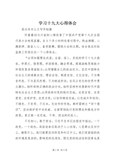 学习十九大心得体会 (14).docx