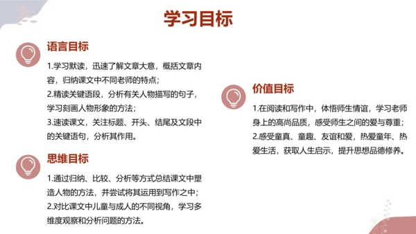 【统编版初中语文七年级上册第三单元】成长之光，师恩难忘 课件（共40张PPT）