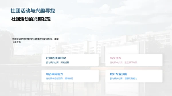 探索大学生活之路