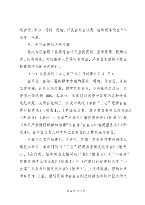 财经纪律和小金库治理工作方案2篇.docx