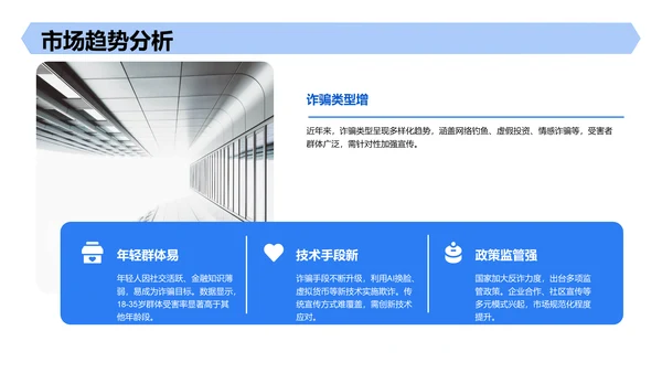 蓝色创意风反诈宣传教育PPT