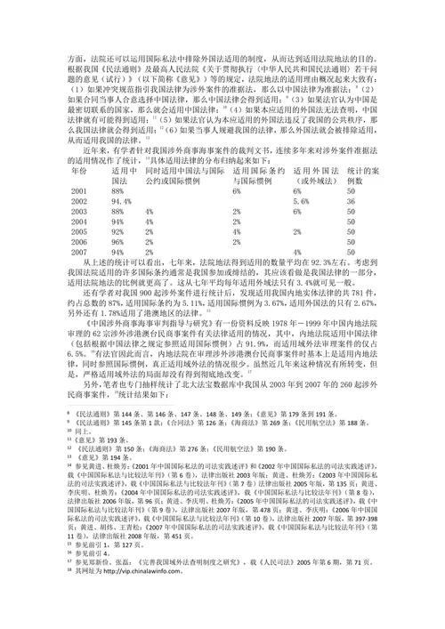 我国涉外审判中法院地法倾向研究