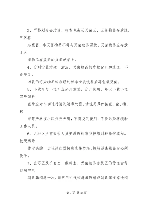 消毒供应室设备清单.docx
