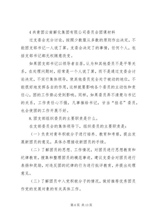 关于共青团中学支部委员会书记职务任命的请示.docx