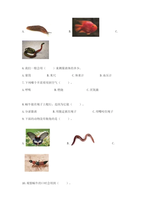 教科版一年级下册科学期末测试卷精品【名师系列】.docx