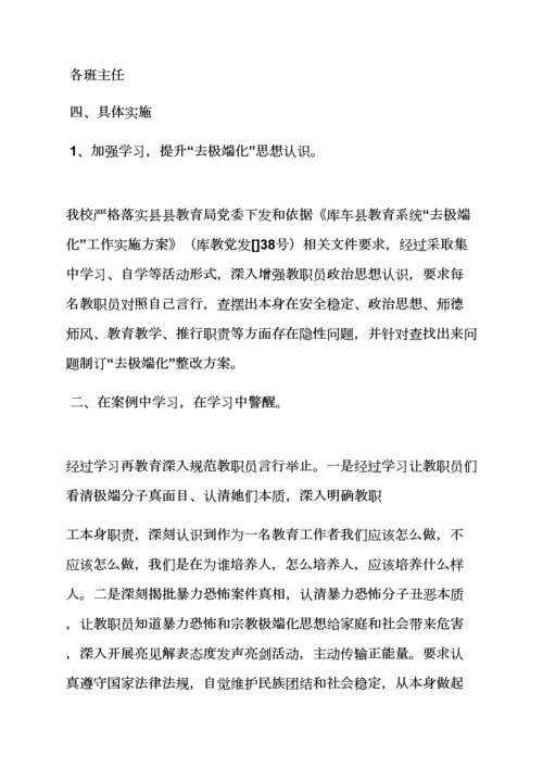 活动专项方案之社区去极端化工作专项方案.docx
