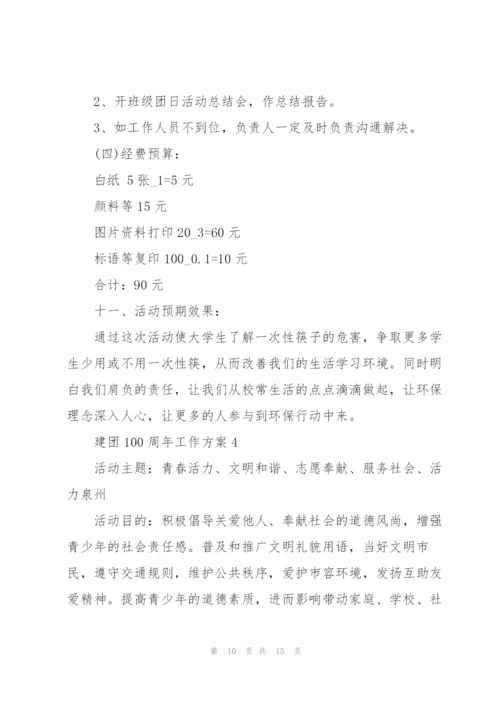 建团100周年工作方案5篇.docx