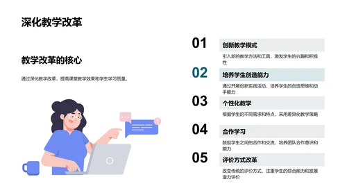 教师开学研讨PPT模板